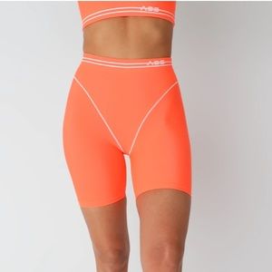 Adam Selman French Cut Biker Shorts in Hazard